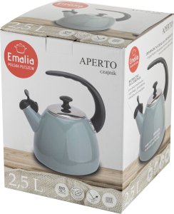 Florina Czajnik emaliowany Florina Aperto zielono-szary 2,2 l 6