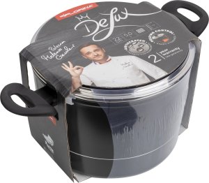 Florina Garnek wysoki aluminiowy Florina Delux by Mateusz Gessler 22 cm 5 l 6