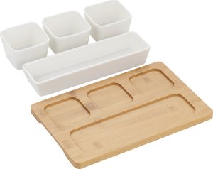 Florina Zestaw do dipów Florina Adria prostokątny 4 elementy 4