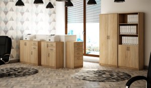 Bestseller Szafa Dwudrzwiowa Sz03 Dąb Sonoma 193x127x55 cm 6