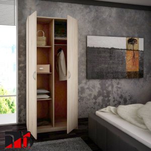 Bestseller Szafa Dwudrzwiowa Sz05 Dąb Sonoma 193x85x55 cm 4