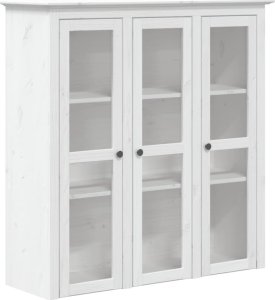 vidaXL vidaXL Kredens BODO, biały, 115,5x43x200,5 cm, lite drewno sosnowe 3