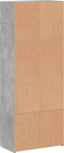 vidaXL vidaXL Szafka na dokumenty, szarość betonu, 60x32x153 cm 6