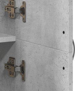 vidaXL vidaXL Szafka na dokumenty, szarość betonu, 60x32x153 cm 8