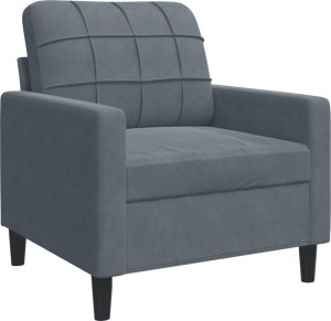 vidaXL vidaXL 3-cz. zestaw wypoczynkowy z poduszkami, ciemnoszary, aksamit 6