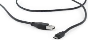 Kabel USB Gembird USB-A - microUSB 1.8 m Czarny (CC-USB2-AMmDM-6) 1