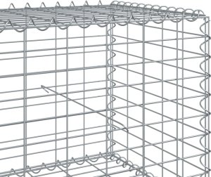 vidaXL vidaXL Kosz gabionowy z pokrywą, 500x50x50 cm, galwanizowane żelazo 6