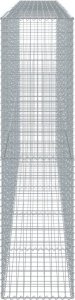 vidaXL vidaXL Kosz gabionowy z pokrywą, 500x50x200 cm, galwanizowane żelazo 4