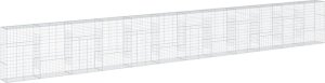 vidaXL Kosz gabionowy z pokrywą, 1200x50x150 cm, galwanizowane żelazo 5