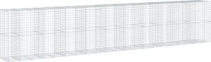 vidaXL vidaXL Kosz gabionowy z pokrywą, 1050x100x200 cm, galwanizowane żelazo 5