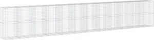 vidaXL vidaXL Kosz gabionowy z pokrywą, 1200x100x200 cm, galwanizowane żelazo 2