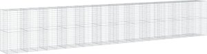vidaXL vidaXL Kosz gabionowy z pokrywą, 1200x100x200 cm, galwanizowane żelazo 5