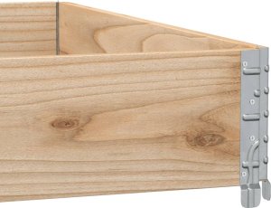 vidaXL vidaXL Donica ogrodowa, 100x100 cm, lite drewno sosnowe 7