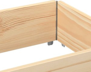 vidaXL vidaXL Donica ogrodowa, 150x50 cm, lite drewno sosnowe 7