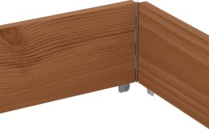 vidaXL vidaXL Donica ogrodowa, brązowa, 150x100 cm, lite drewno sosnowe 6