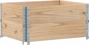 vidaXL vidaXL Donica ogrodowa, 80x60 cm, lite drewno sosnowe 2