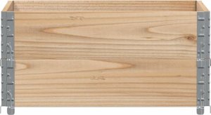 vidaXL vidaXL Donica ogrodowa, 80x60 cm, lite drewno sosnowe 3