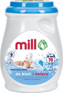 Mill Kapsułki do prania MILL Duo Professional Baby do ubrań dziecięcych 70szt 1