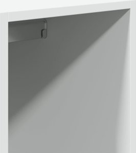 vidaXL Szafa, biała, 30x50x200 cm 8