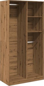 vidaXL vidaXL Szafa, dąb artisan, 100x50x200 cm, materiał drewnopochodny 2