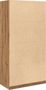 vidaXL vidaXL Szafa, dąb artisan, 100x50x200 cm, materiał drewnopochodny 6