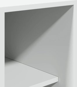 vidaXL vidaXL Szafa, biała, 30x50x200 cm, materiał drewnopochodny 7