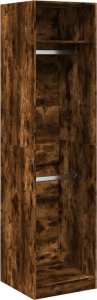 vidaXL vidaXL Szafa, przydymiony dąb, 50x50x200 cm, materiał drewnopochodny 2