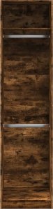vidaXL vidaXL Szafa, przydymiony dąb, 50x50x200 cm, materiał drewnopochodny 4