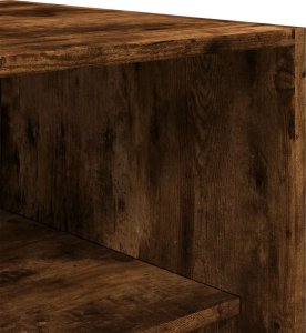 vidaXL vidaXL Szafa, przydymiony dąb, 50x50x200 cm, materiał drewnopochodny 7