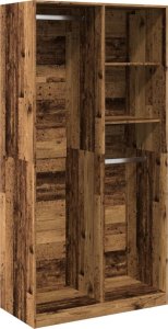 vidaXL vidaXL Szafa, stare drewno, 100x50x200 cm, materiał drewnopochodny 2