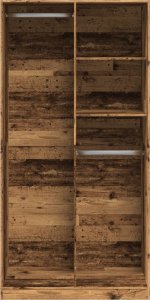 vidaXL vidaXL Szafa, stare drewno, 100x50x200 cm, materiał drewnopochodny 4