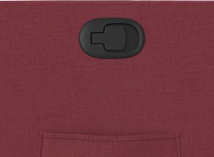 vidaXL vidaXL Fotel rozkładany, winna czerwień, obity tkaniną 7