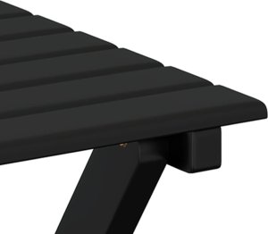 vidaXL vidaXL Stolik boczny, składany, czarny, lite drewno topolowe 7