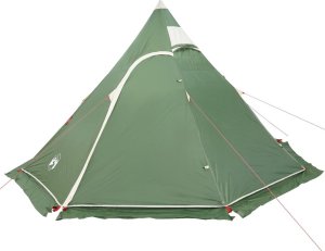 Namiot turystyczny vidaXL Namiot turystyczny typu tipi, 5-os., zielony, wodoszczelny 3