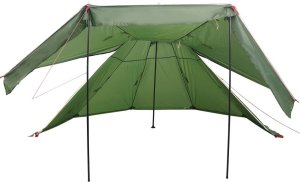 Namiot turystyczny vidaXL Namiot turystyczny typu tipi, 5-os., zielony, wodoszczelny 8