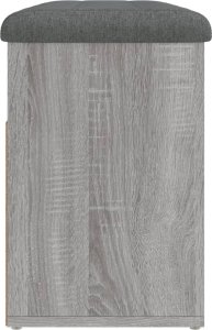 vidaXL vidaXL Ławka na buty, szary dąb sonoma, 82x32x45,5 cm 7