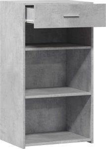 vidaXL Szafka, szarość betonu, 50x42,5x93 cm 7