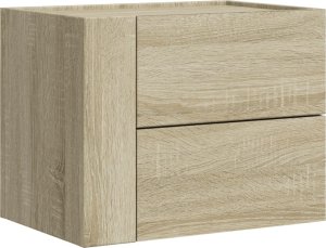 vidaXL Wisząca szafka nocna, dąb sonoma, 45x30x35 cm 2