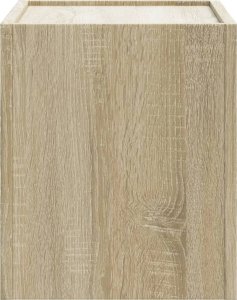 vidaXL Wisząca szafka nocna, dąb sonoma, 45x30x35 cm 5