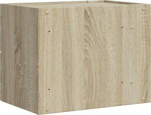 vidaXL Wisząca szafka nocna, dąb sonoma, 45x30x35 cm 6