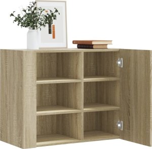 vidaXL vidaXL Szafka wisząca, dąb sonoma, 75x35x60, materiał drewnopochodny 1