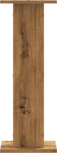 vidaXL Podstawki pod głośniki, 2 szt., dąb artisan, 30x30x80 cm 4