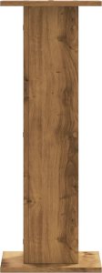 vidaXL Podstawki pod głośniki, 2 szt., dąb artisan, 30x30x80 cm 5