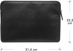 Torba dbramante 13" (2nd Gen.) - Full grain leather bag for notebook until 13" - Black 27