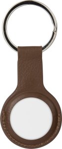 dbramante Copenhagen - AirTag Key Ring - Dark Tan/Silver 2
