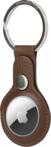 dbramante Copenhagen - AirTag Key Ring - Dark Tan/Silver 4