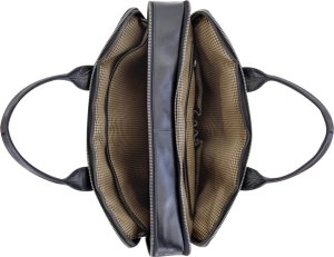 Torba dbramante Kronborg - 16" (2nd Gen) - Full grain leather bag for notebook until 16" - Black 8