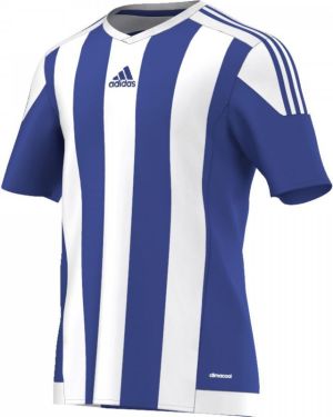 Adidas Koszulka piłkarska Striped 15 Junior Biało-niebieska, Rozmiar 128 (S16138) 1