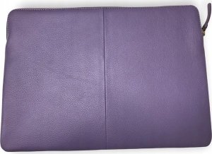 Torba dbramante Paris - Pebbled full-grain leather sleeve for Laptop 15''/MacBook Pro 16" 2016 - Daybreak Purple 2