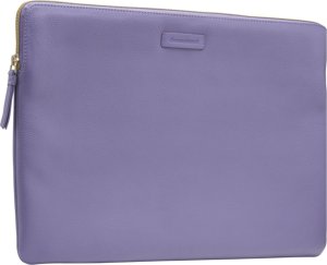Torba dbramante Paris - Pebbled full-grain leather sleeve for Laptop 15''/MacBook Pro 16" 2016 - Daybreak Purple 3